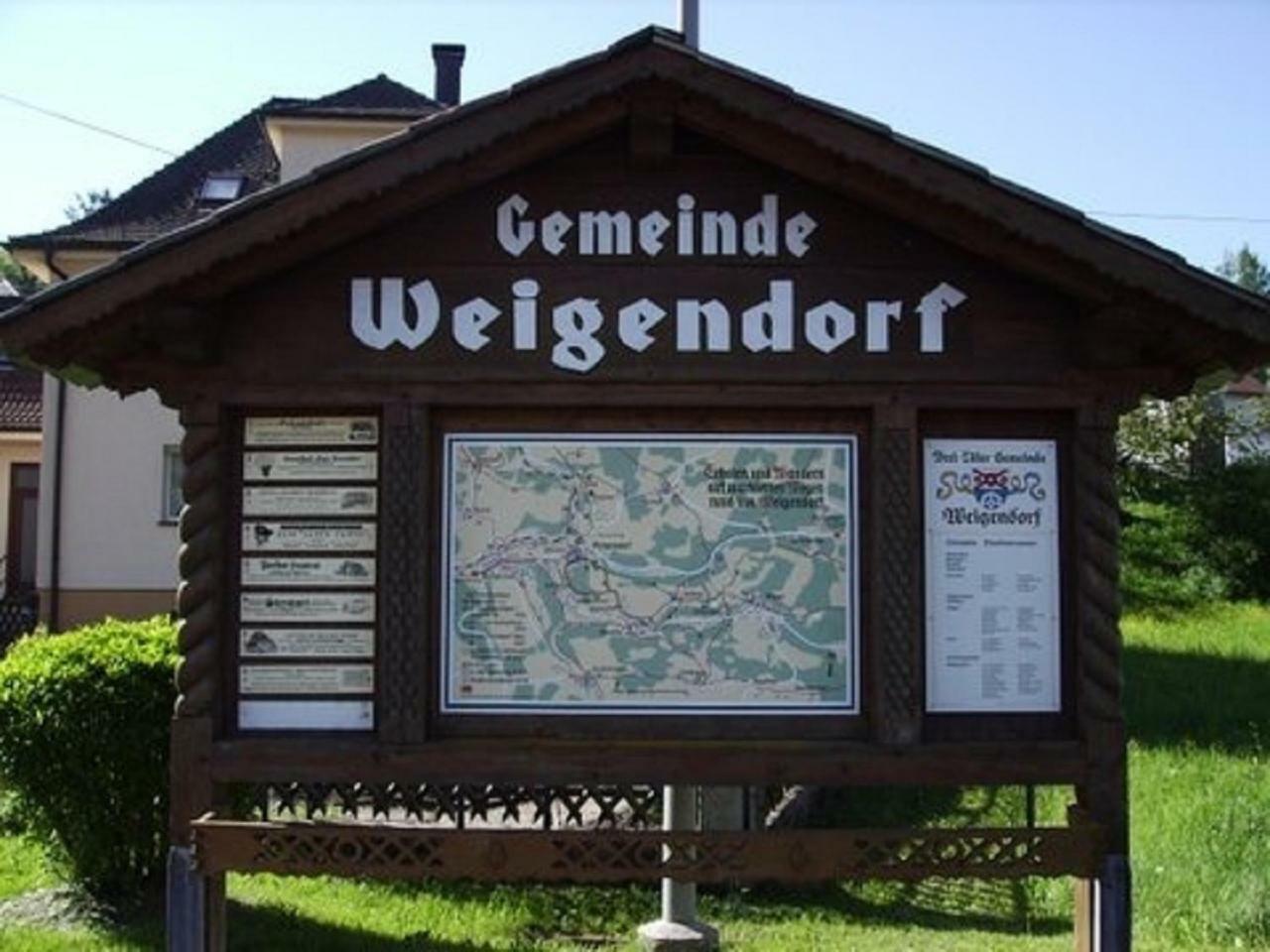 Hotel-Pension Haus Hubertus Weigendorf Zewnętrze zdjęcie